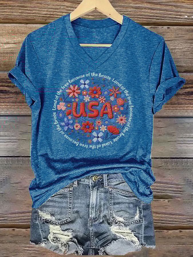 Women's Casual American 250 Commemorative T-shirt