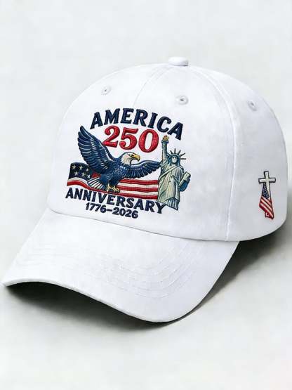 USA 250th Anniversary Faith Print  Hat