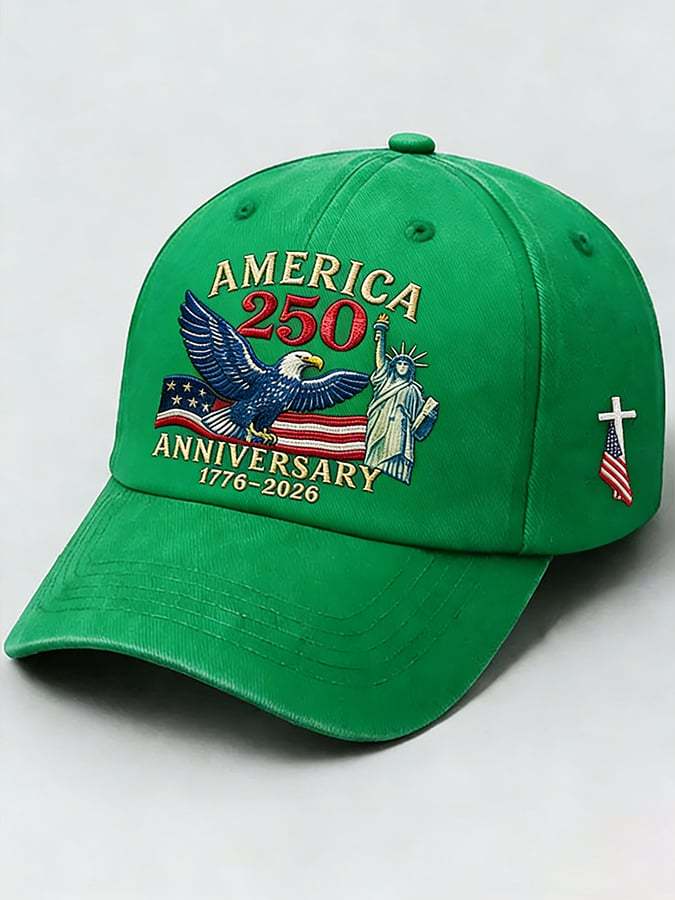 USA 250th Anniversary Faith Print  Hat