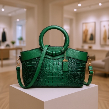 Limited-time offer: 40% off! High-quality, large-capacity genuine leather handbag for women!