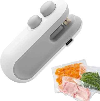 Portable Food Sealing Machine - Mini Heat Sealer for Kitchen Storage