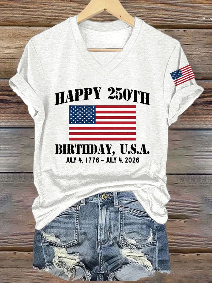 Women's Casual Printed Short-Sleeve T-Shirt