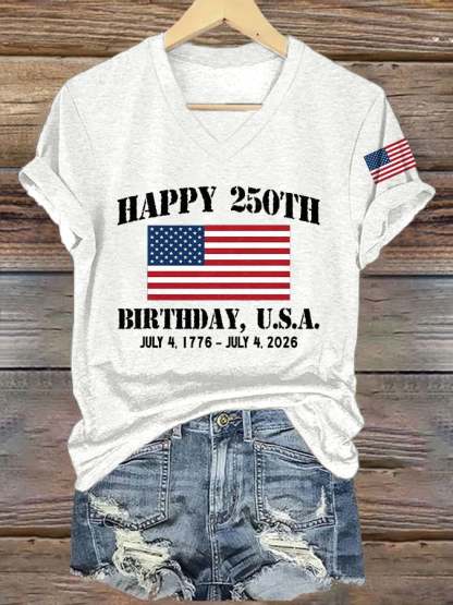 Women's Casual Printed Short-Sleeve T-Shirt