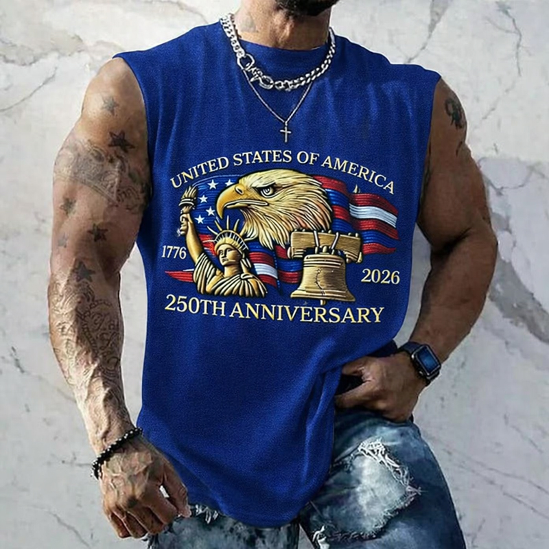 Men's 250th Anniversary Printed Tank Top