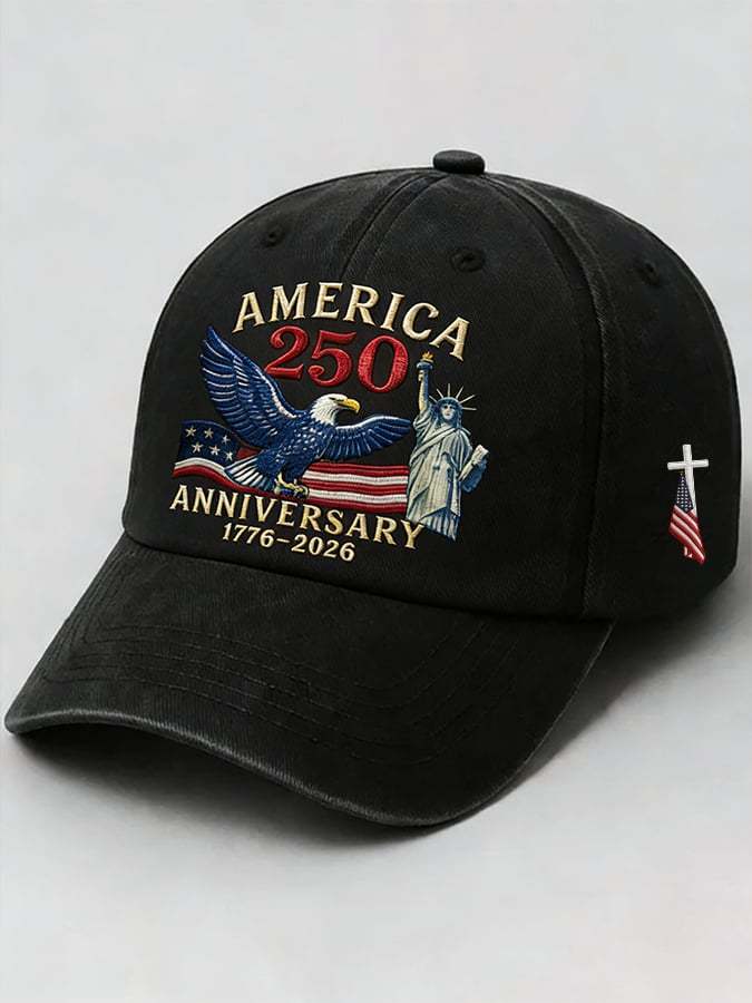 USA 250th Anniversary Faith Print Hat