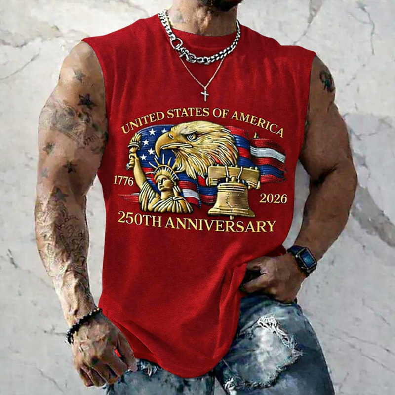 Men's 250th Anniversary Printed Tank Top