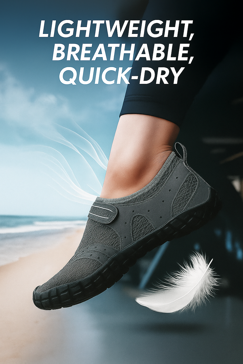 UltraBounce Grip Sneakers — Lightweight, Breathable, Quick-Dry