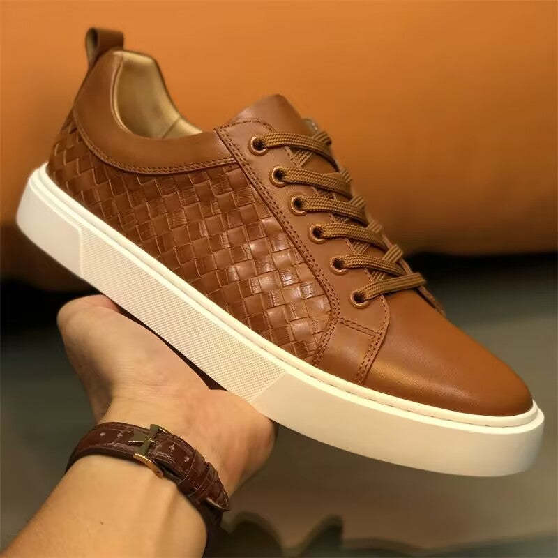 Italian Handcrafted Leather Sneakers｜Luxury Meets Everyday Versatility
