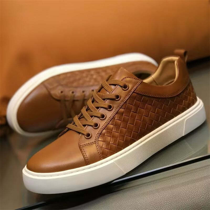 Italian Handcrafted Leather Sneakers｜Luxury Meets Everyday Versatility