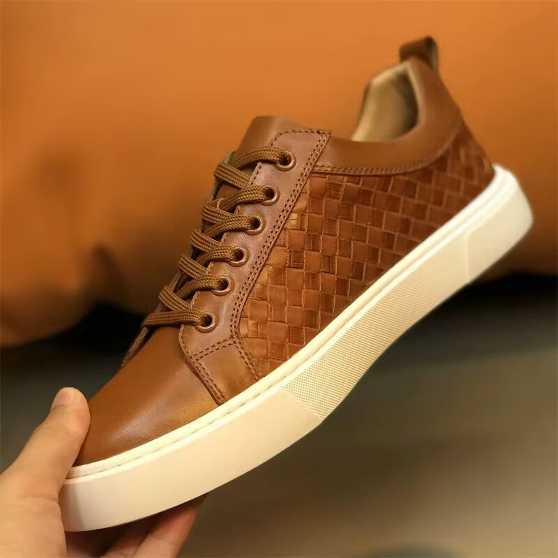 Italian Handcrafted Leather Sneakers｜Luxury Meets Everyday Versatility