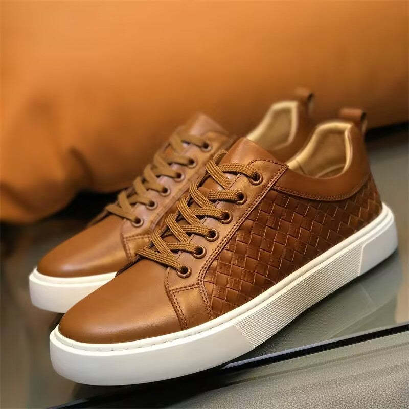 Italian Handcrafted Leather Sneakers｜Luxury Meets Everyday Versatility