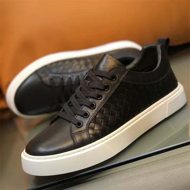 Italian Handcrafted Leather Sneakers｜Luxury Meets Everyday Versatility