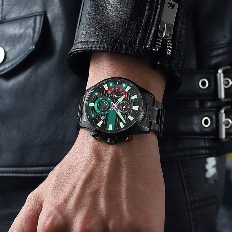 Men's quartz steel watch, elevate your style!