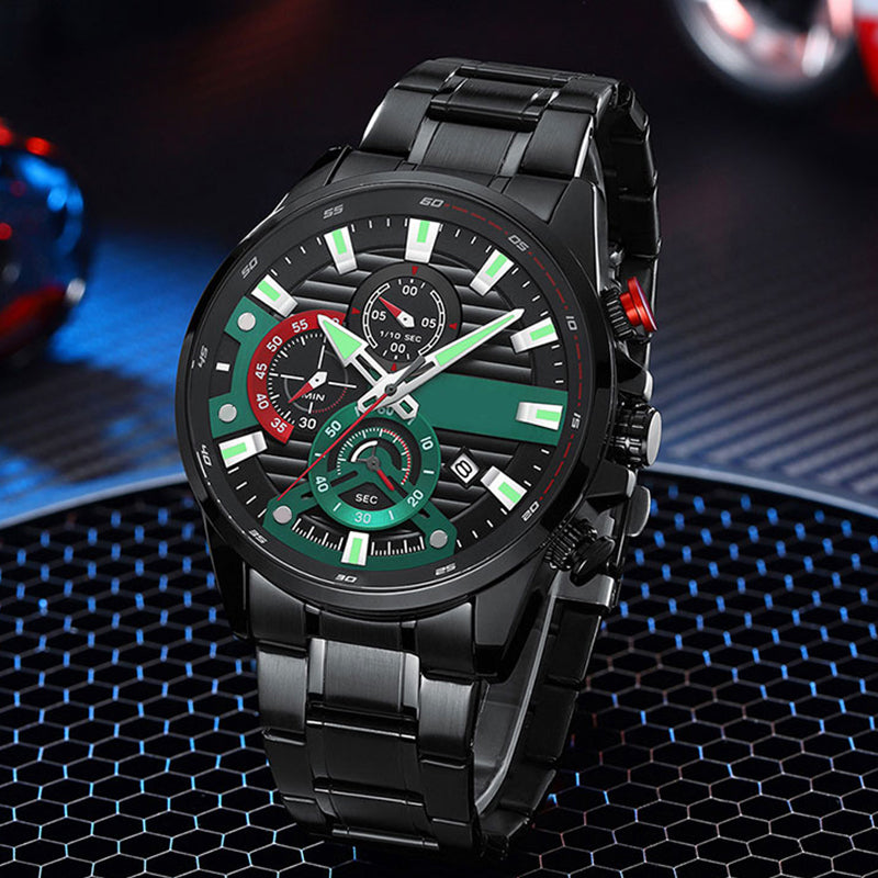 Men's quartz steel watch, elevate your style!