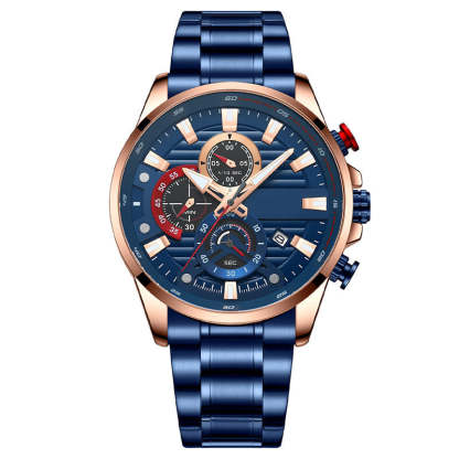 Men's quartz steel watch, elevate your style!