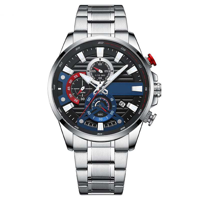 Men's quartz steel watch, elevate your style!
