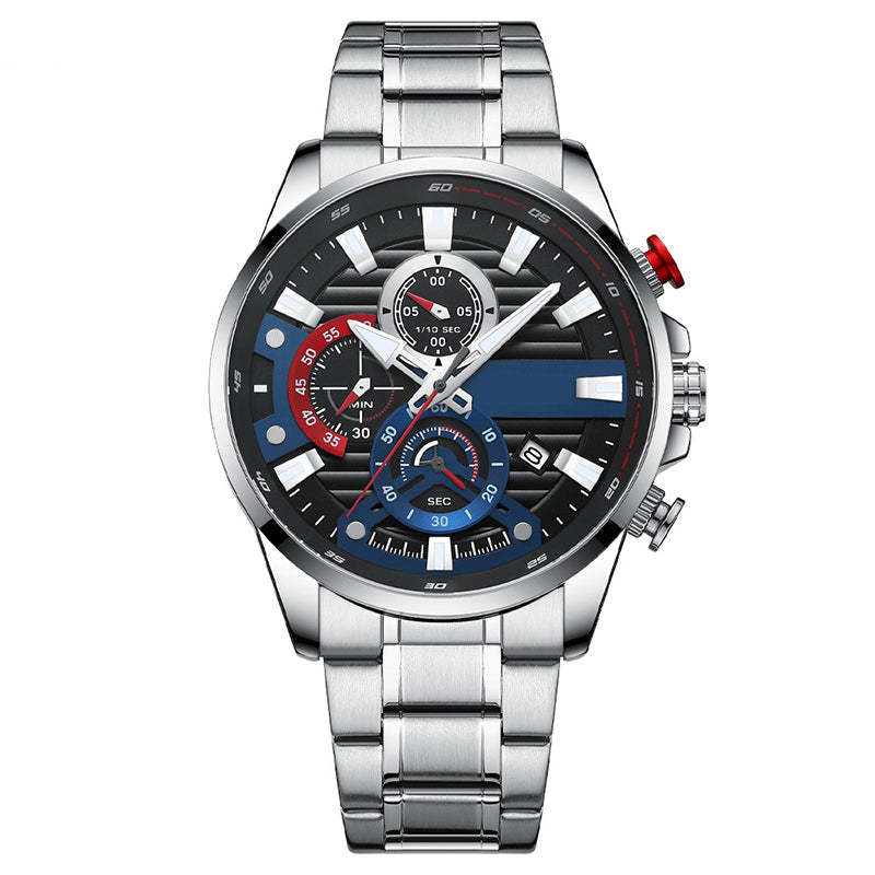 Men's quartz steel watch, elevate your style!