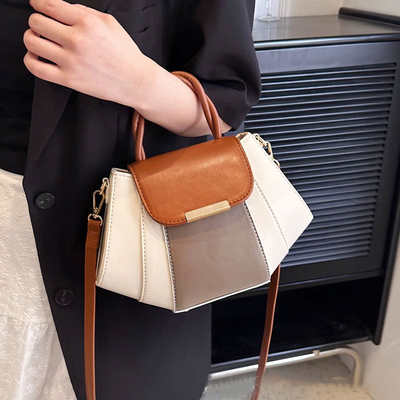 Women's Color-Block Tote Daily Bag