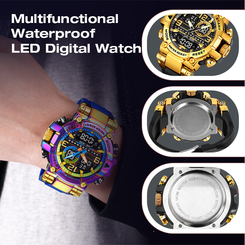 ⌚Multifunctional Waterproof LED Digital Watch🆒