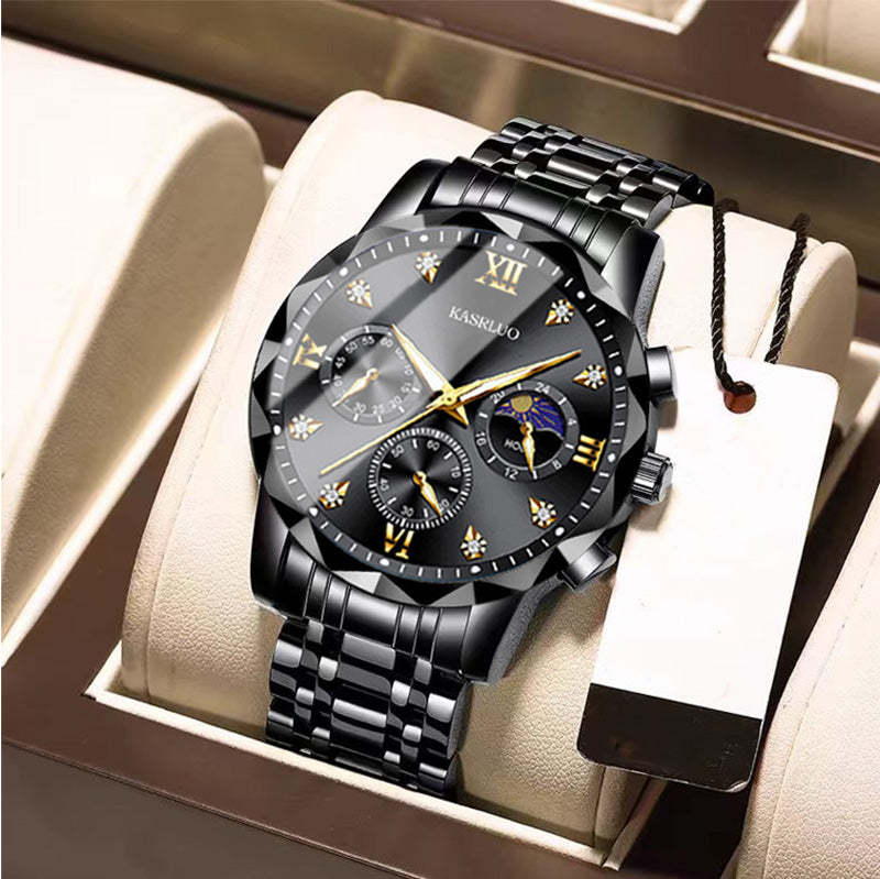 🔥 Men's Waterproof Quartz Watch - Stylish & Durable, Perfect for Daily Wear and Outdoor Activities ✨