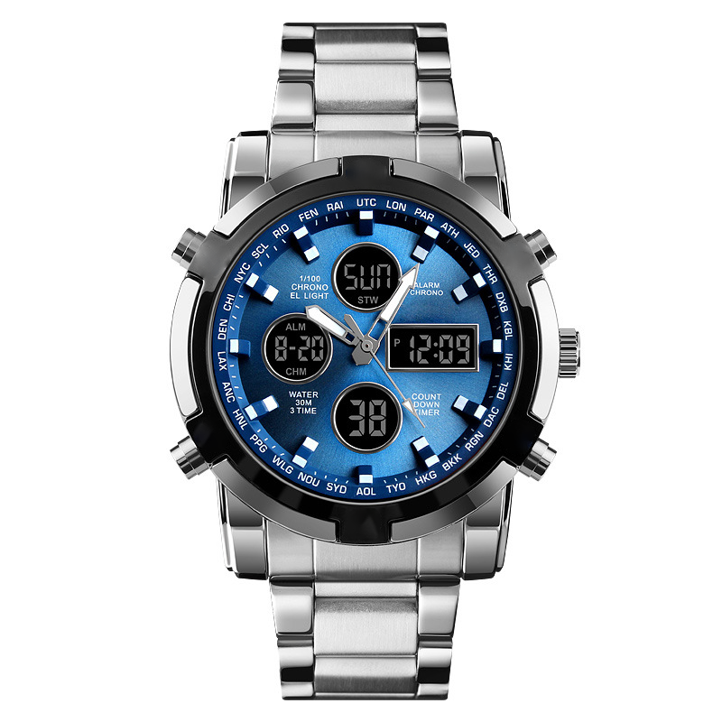 ⌚40% OFF!⚡ Men‘s Military Watch – Analog-Digital Display, Waterproof & Shock-Resistant 🛡️