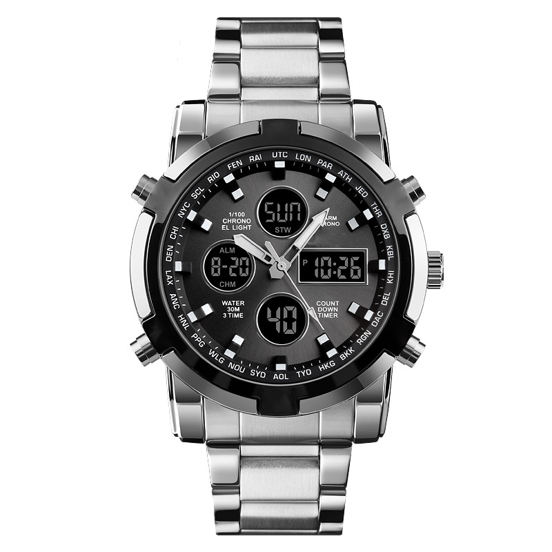 ⌚40% OFF!⚡ Men‘s Military Watch – Analog-Digital Display, Waterproof & Shock-Resistant 🛡️