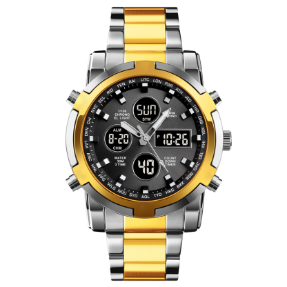 ⌚40% OFF!⚡ Men‘s Military Watch – Analog-Digital Display, Waterproof & Shock-Resistant 🛡️