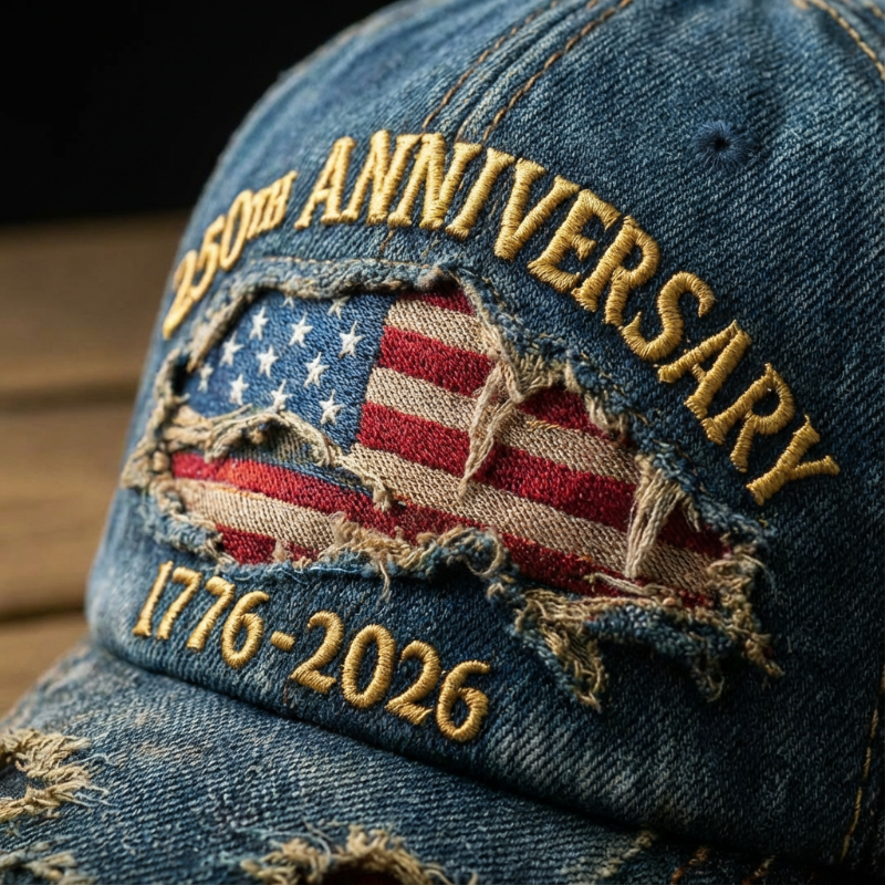 250th Anniversary Distressed Baseball Cap