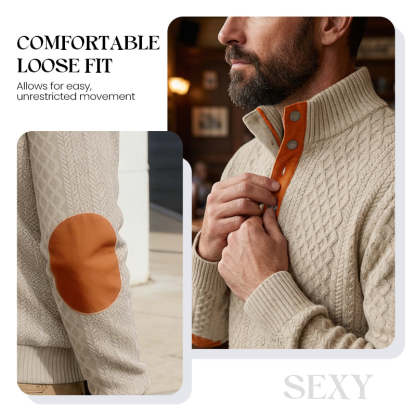 👑 Luxury Comfort | Men‘s Textured Jacquard Sweatshirt | Everyday Essential 🔥【60% OFF】