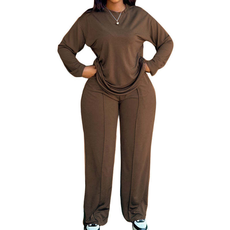 😌 Women's Comfortable Casual Luxury Suit | Long-sleeved Top and Pants Set | All-Day Comfort Combination!