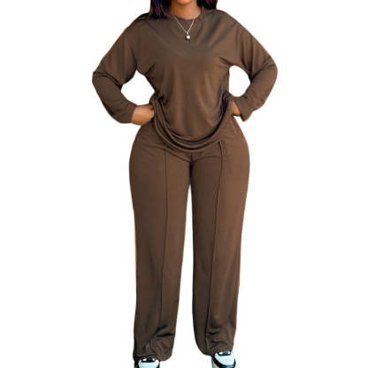😌 Women's Comfortable Casual Luxury Suit | Long-sleeved Top and Pants Set | All-Day Comfort Combination!