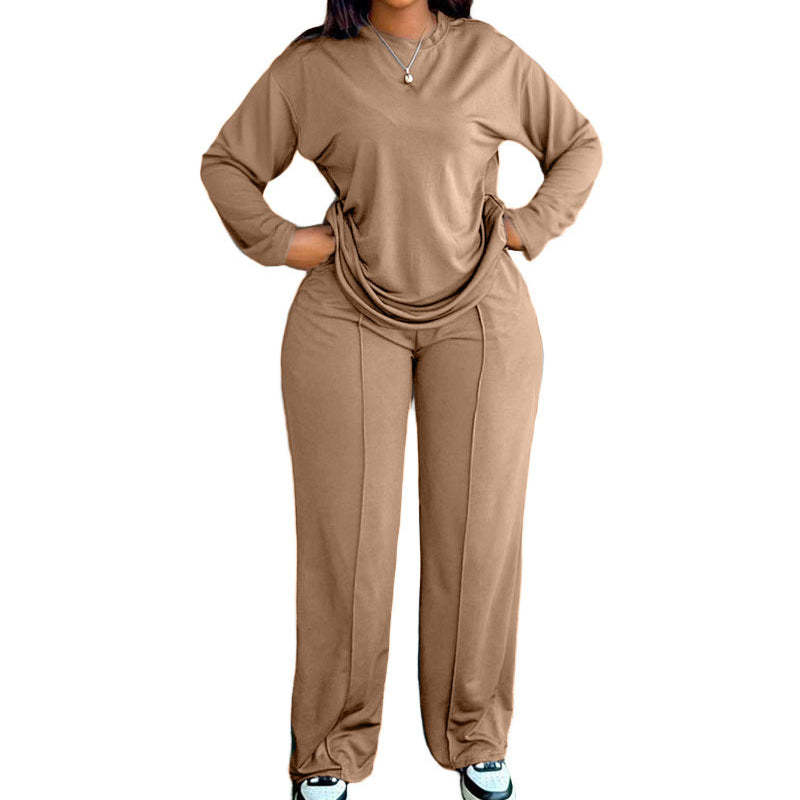 😌 Women's Comfortable Casual Luxury Suit | Long-sleeved Top and Pants Set | All-Day Comfort Combination!