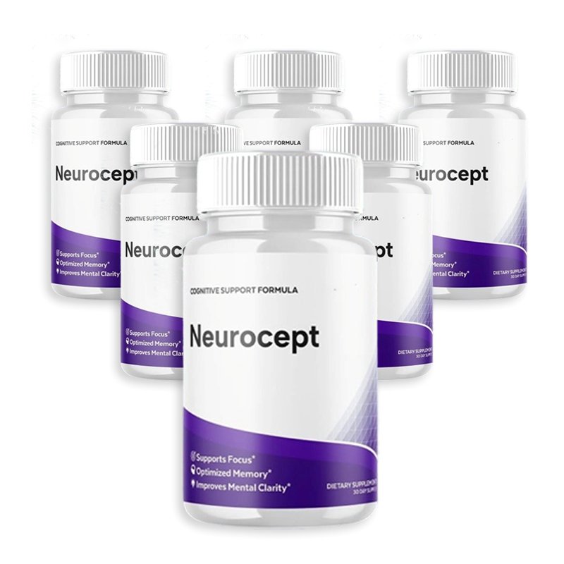 Neurocept Advanced Brain & Memory Support Supplement – Natural Formula for Focus, Clarity & Cognitive Performance