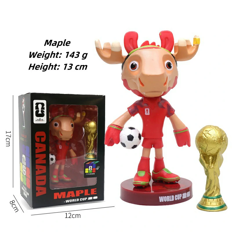 🎉New Arrival: 2026 Canada-Mexico-USA World Cup Mascot Figurine