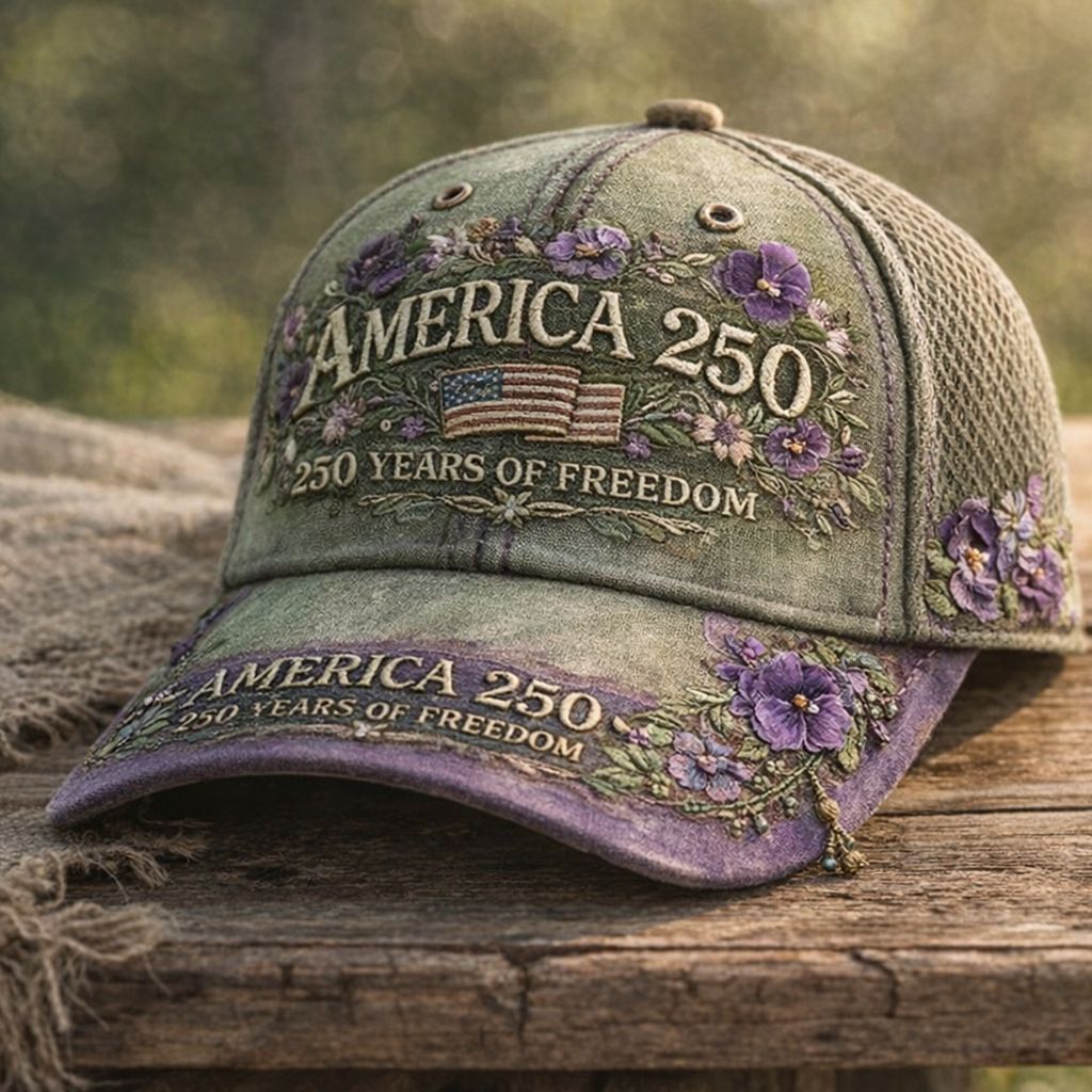 🎉 3D Digital Printed Casual Hat Commemorating the 250th Anniversary of the Founding of the United States