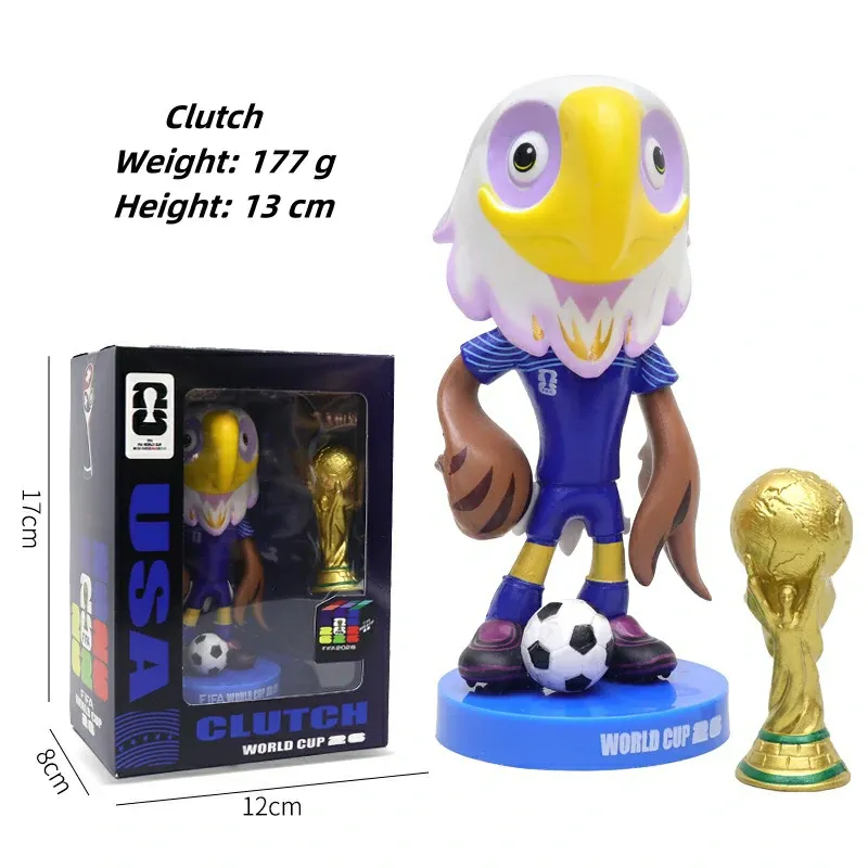 🎉New Arrival: 2026 Canada-Mexico-USA World Cup Mascot Figurine