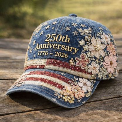 🎉 3D Digital Printed Casual Hat Commemorating the 250th Anniversary of the Founding of the United States