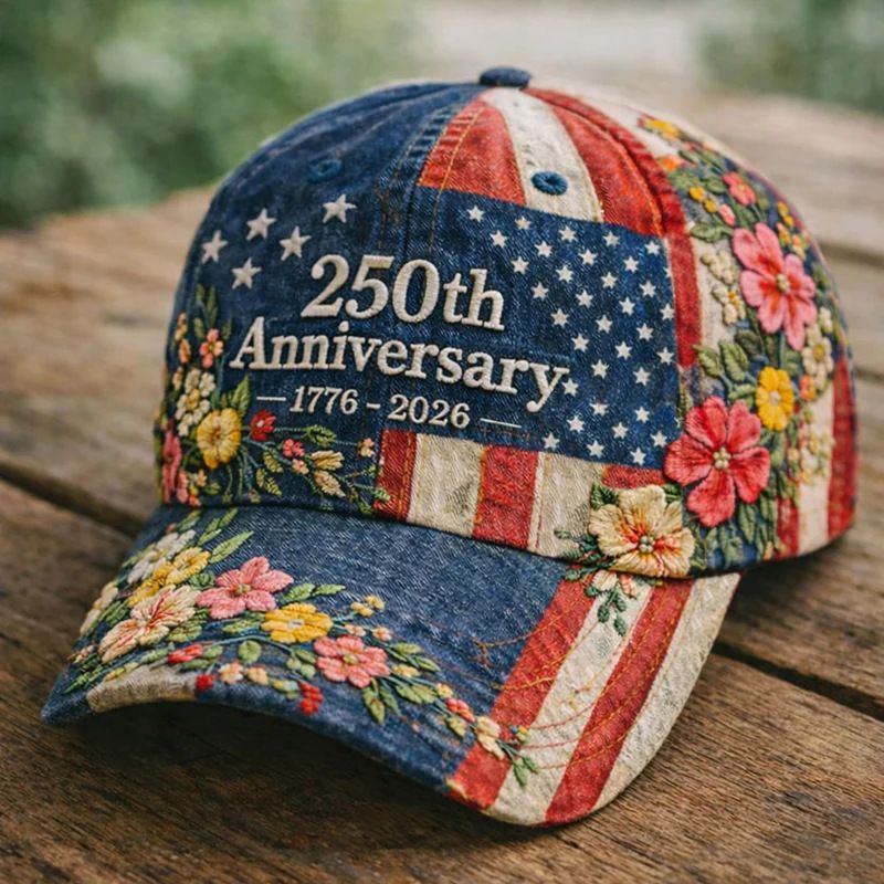 🎉 3D Digital Printed Casual Hat Commemorating the 250th Anniversary of the Founding of the United States