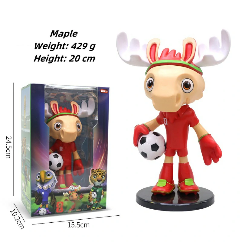 🎉New Arrival: 2026 Canada-Mexico-USA World Cup Mascot Figurine