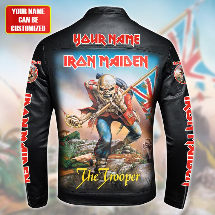 IRM Beast Leather Bomber Stand Collar Jacket IRMLBDCJ1397