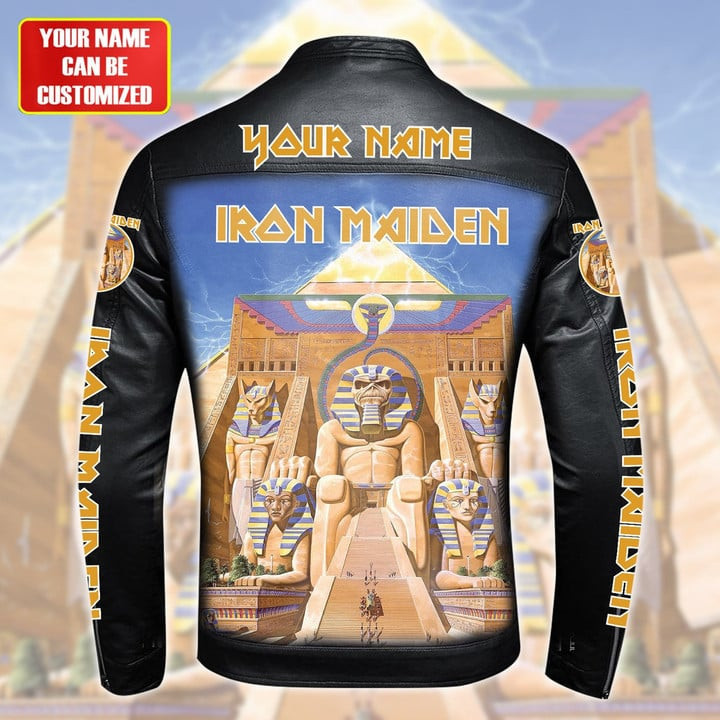 IRM Beast Leather Bomber Stand Collar Jacket IRMLBDCJ13912