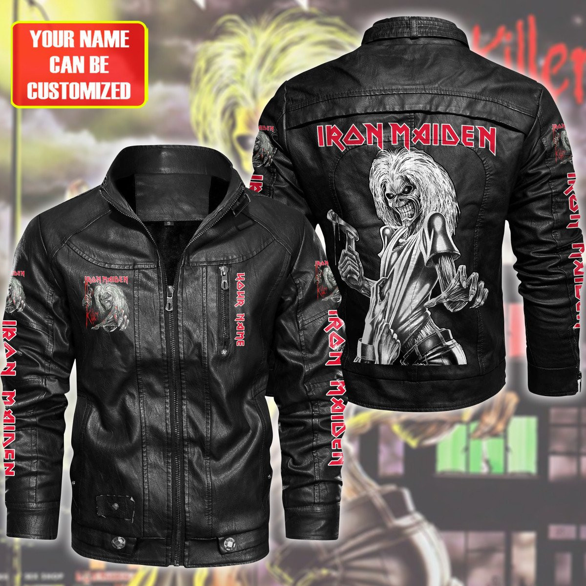 Personalized IRM Killers Vintage Leather Jacket IRMVLJ20122