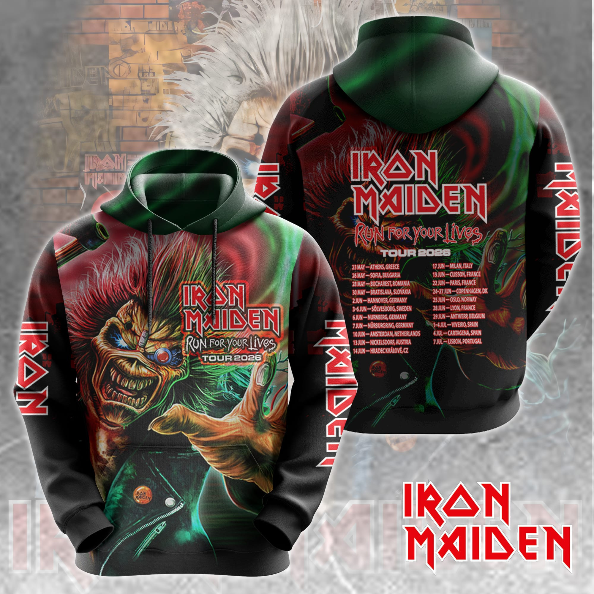 IRM 3D Hoodie ARTS19771