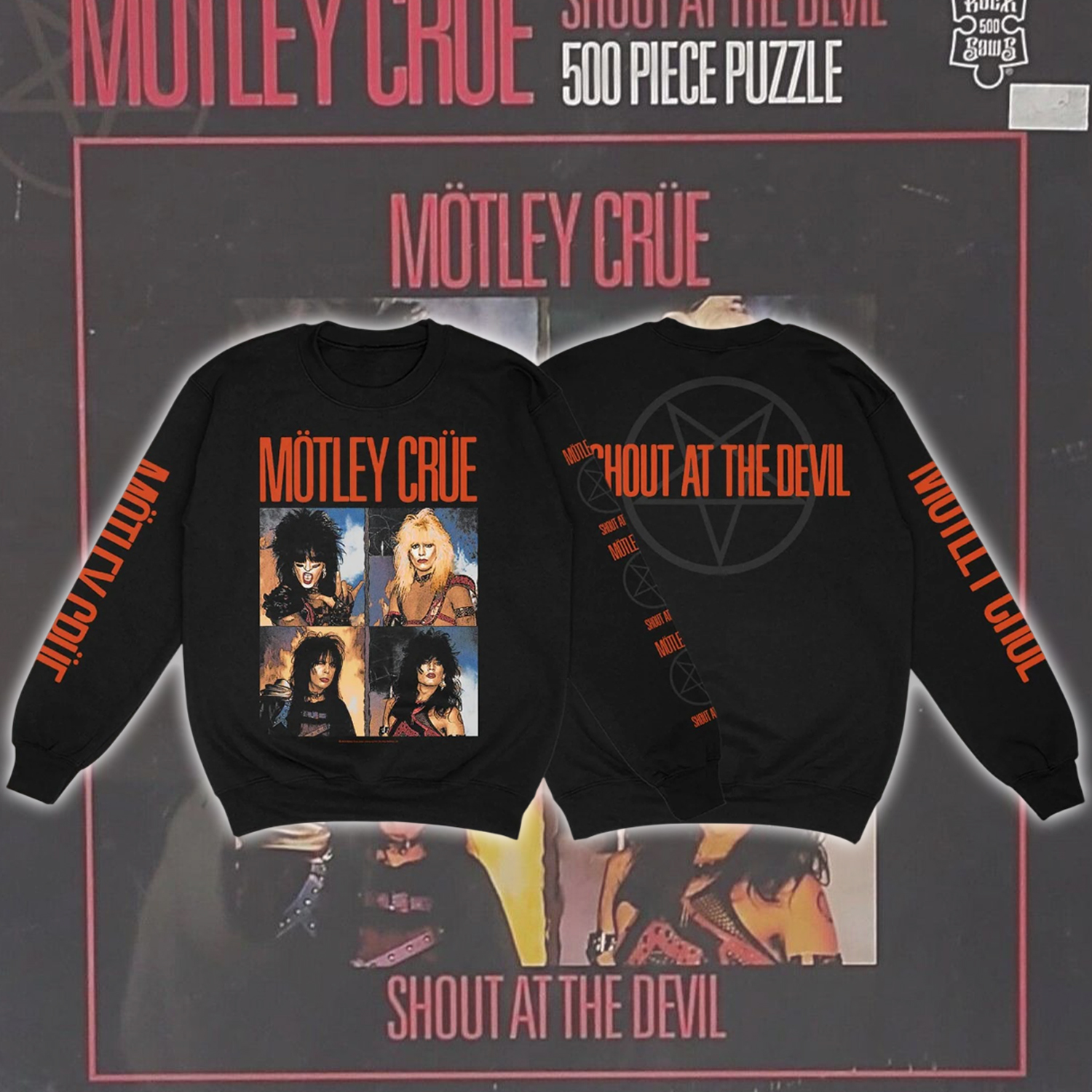 Motley Crue - Shout At The Devil - Crewneck Sweater