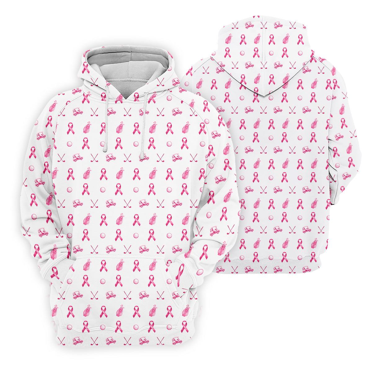 Pink Ribbon Breast Cancer Awareness Hoodie