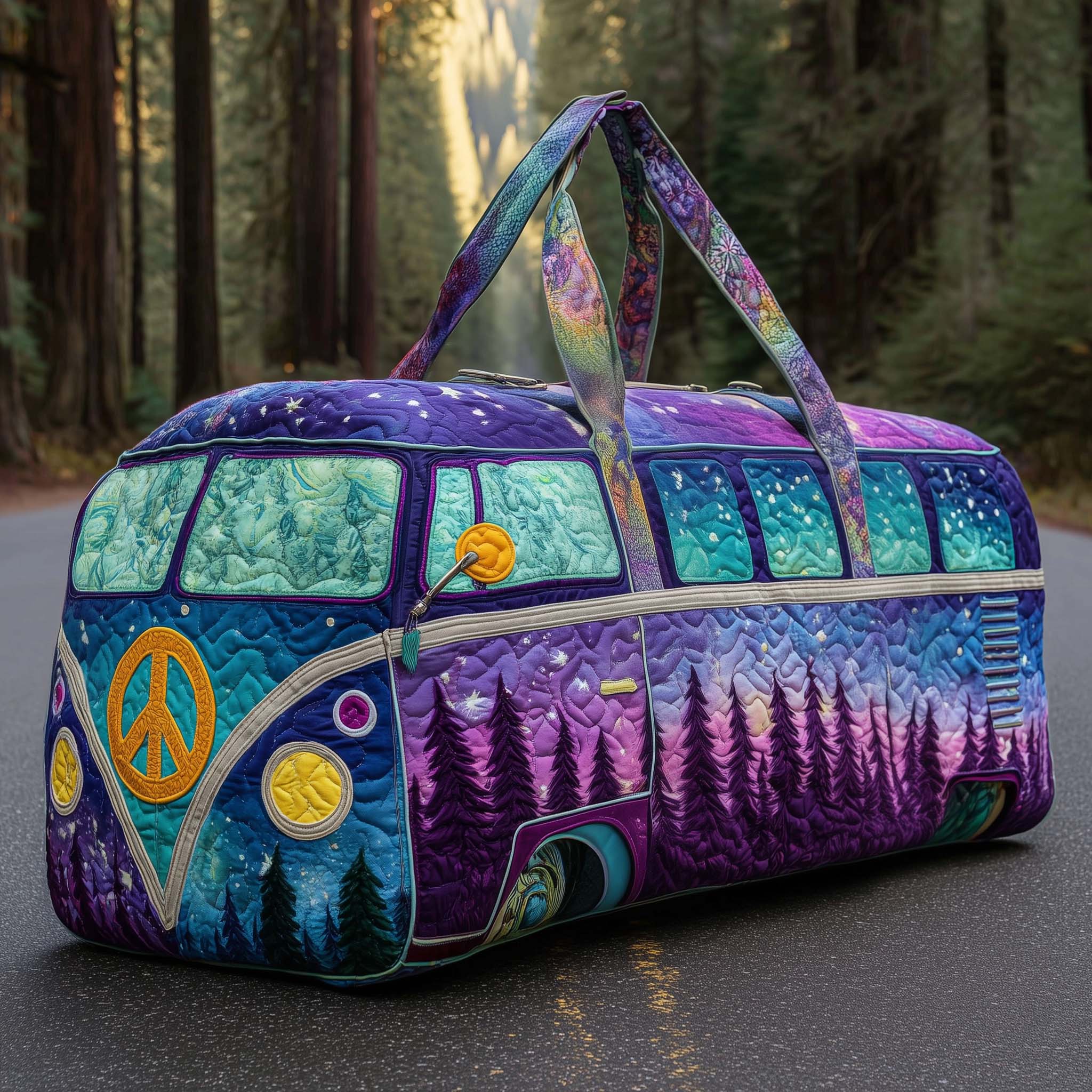 Hippie Van Quilted Duffle Bag GFTOTP16136