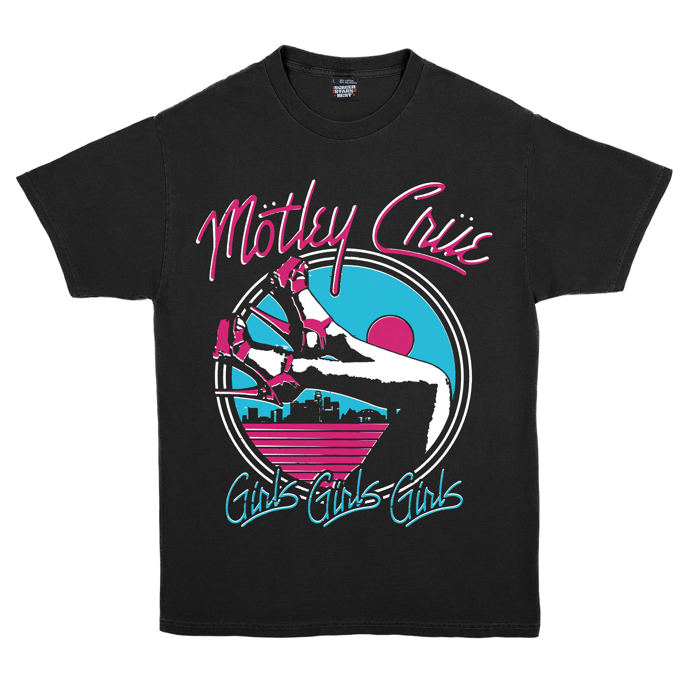 Motley Crue Heels Mens T Shirt Black