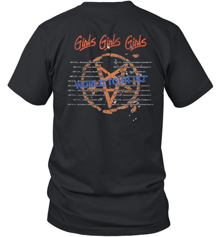 Motley Crue World Tour '87-Unisex T-Shirt