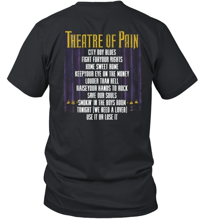 Motley Crue Theatre of Pain-Unisex T-Shirt