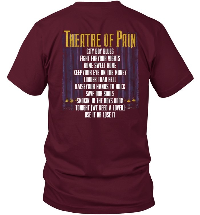 Motley Crue Theatre of Pain-Unisex T-Shirt